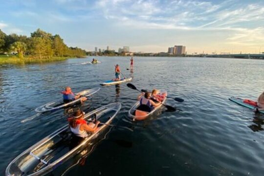 2-Hour Clear Kayak & Clear Paddleboard(SUP) Rental in Orlando